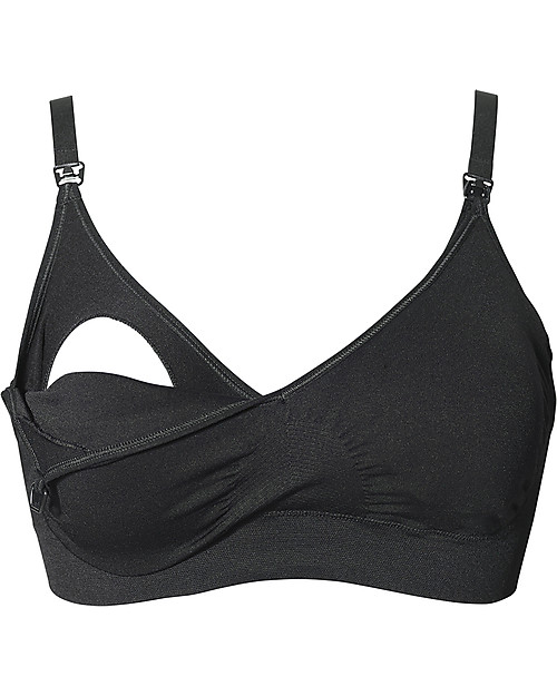 Boob Reggiseno da Allattamento Invisibile Imbottito - Nero - imbottitura removibile Reggiseni da Allattamento