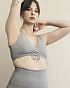 Boob Reggiseno da Allattamento Morbido Supporto The Go-To - Grigio Melange perfetto anche la notte! Reggiseni da Allattamento