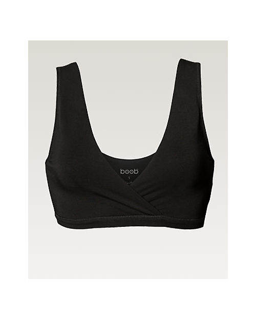 Boob Reggiseno da Allattamento Morbido Supporto The Go-To - Nero - Perfetto anche la Notte! Reggiseni da Allattamento