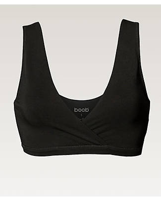Boob Reggiseno da Allattamento Morbido Supporto The Go-To - Nero - Perfetto anche la Notte! Reggiseni da Allattamento