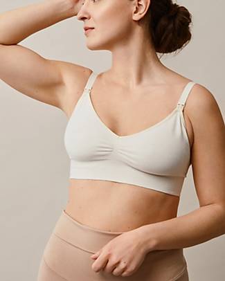 Boob Reggiseno da Allattamento Morbido - Tessuto Naturale Non Tinto - Cotone Bio Certificato Oeko-Tex Reggiseni da Allattamento
