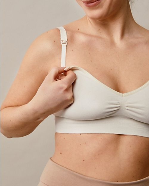 Boob Reggiseno da Allattamento Morbido - Tessuto Naturale Non Tinto - Cotone Bio Certificato Oeko-Tex Reggiseni da Allattamento