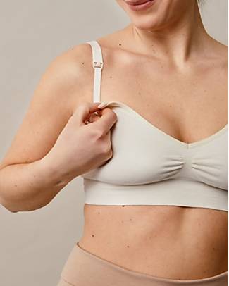 Boob Reggiseno da Allattamento Morbido - Tessuto Naturale Non Tinto - Cotone Bio Certificato Oeko-Tex Reggiseni da Allattamento