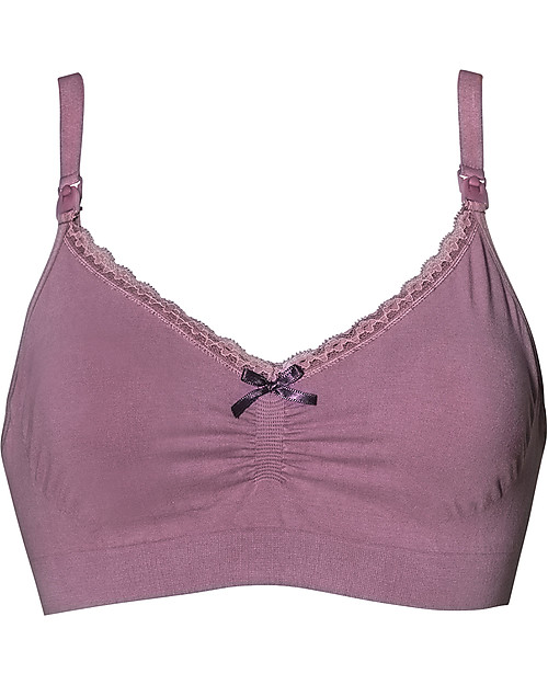 Boob Reggiseno da Allattamento Senza Cuciture Fast Food, Lilla - Cotone Bio Reggiseni da Allattamento