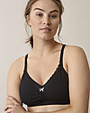 Boob Reggiseno da Allattamento Senza Cuciture Fast Food, Nero - Cotone Bio Reggiseni da Allattamento