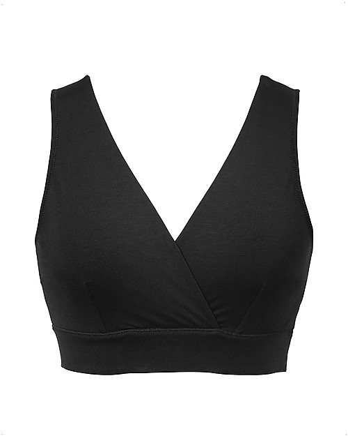 Boob Reggiseno da Allattamento Supporto Extra The Go-To - Nero - Avvolgente per Coppe Grandi! Reggiseni da Allattamento