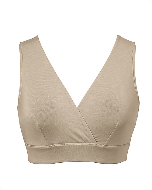 Boob Reggiseno da Allattamento Supporto Extra The Go-To - Sabbia - Avvolgente per Coppe Grandi! Reggiseni da Allattamento