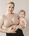 Boob Reggiseno da Allattamento Supporto Extra The Go-To - Sabbia - Avvolgente per Coppe Grandi! Reggiseni da Allattamento