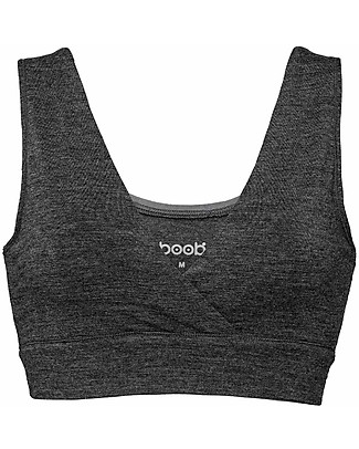Boob Reggiseno da Allattamento The Go-To - Grigio Scuro - Lana Merino Reggiseni da Allattamento