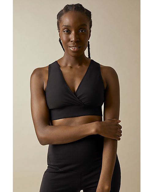 Boob Reggiseno Gravidanza e Allattamento Morbido - Nero - Tessuto Riciclato Reggiseni da Allattamento