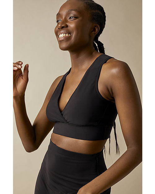 Boob Reggiseno Gravidanza e Allattamento Morbido - Nero - Tessuto Riciclato Reggiseni da Allattamento