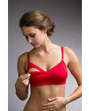 Boob Reggiseno Premaman e Allattamento Spalline Sottili - Rosso (multifunzione e senza cuciture) Reggiseni da Allattamento