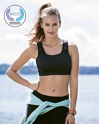 Boob Reggiseno Sportivo da Allattamento Fast Food - Nero Reggiseni