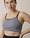 Boob Reggiseno Sportivo e Da Notte per Maternità e Allattamento Fast Food Soft Sports - Grigio Melange Scuro - Ecosostenibile Reggiseni da Allattamento