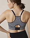 Boob Reggiseno Sportivo e Da Notte per Maternità e Allattamento Fast Food Soft Sports - Grigio Melange Scuro - Ecosostenibile Reggiseni da Allattamento