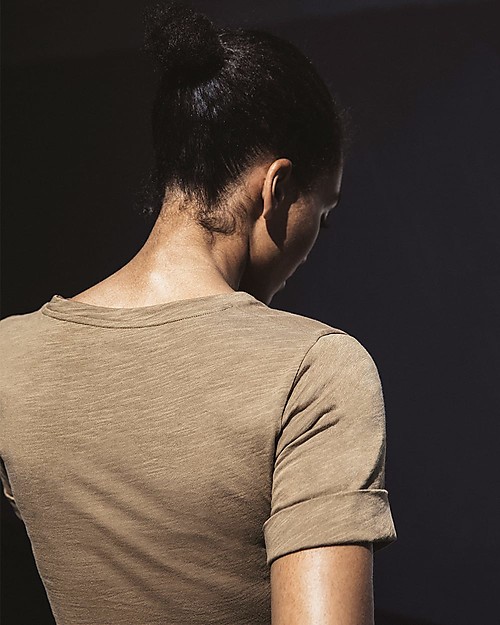 Boob Suki Abito Estivo Premaman e Allattamento con Nodo, Marrone - Cotone bio Vestiti_