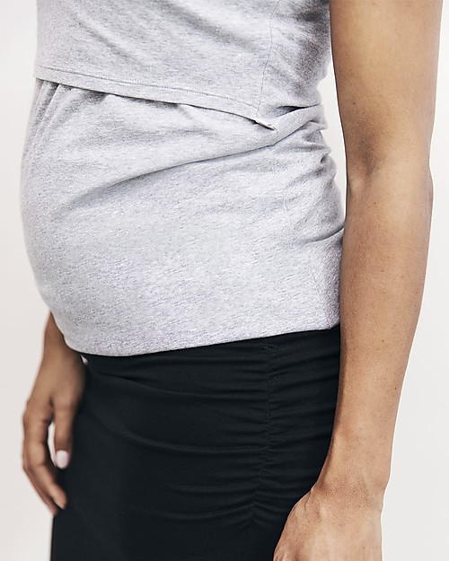 Boob T-shirt Premaman e allattamento Classic, Grigio Melange - Cotone bio T-shirt
