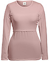 Boob Top Maniche Lunghe Premaman e Allattamento Classic - Malva - Cotone bio Maglie Manica Lunga