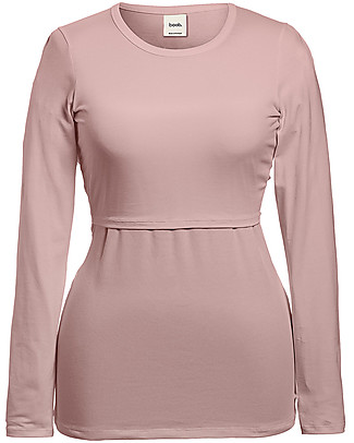 Boob Top Maniche Lunghe Premaman e Allattamento Classic - Malva - Cotone bio Maglie Manica Lunga