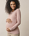 Boob Top Maniche Lunghe Premaman e Allattamento Classic - Malva - Cotone bio Maglie Manica Lunga