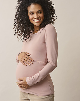 Boob Top Maniche Lunghe Premaman e Allattamento Classic - Malva - Cotone bio Maglie Manica Lunga