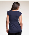 Boob Top Premaman e Allattamento Tomika - Blu Inchiostro -UTIMO TG XL! Fresca Fibra di Eucalipto! T-shirt