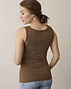 Boob Top Senza Maniche Classic per Maternità e Allattamento - Nocciola - Cotone bio T-shirt