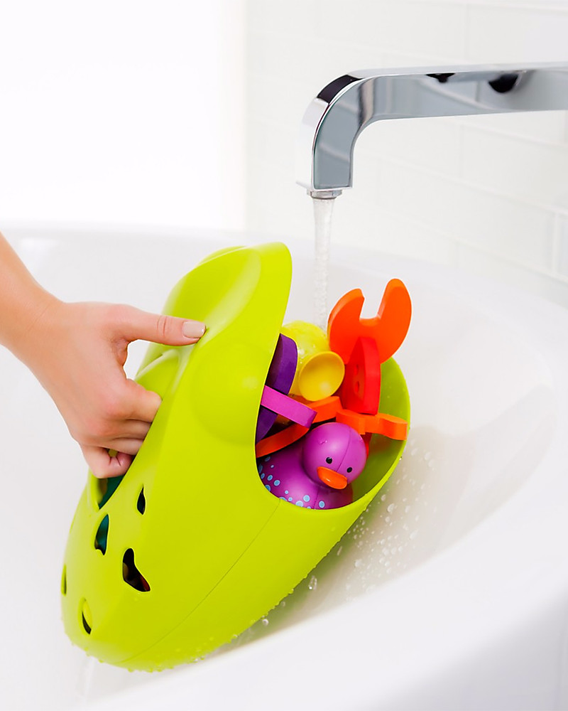 Boon inc. frog pod contenitore portagiochi da bagno nuovo ... Verde mare bagno