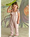 Botanica Boo Salopette Estiva Bimba con Bretelline, Cipria - Cotone Bio Salopette