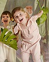 Botanica Boo Salopette Estiva Bimba con Bretelline, Cipria - Cotone Bio Salopette