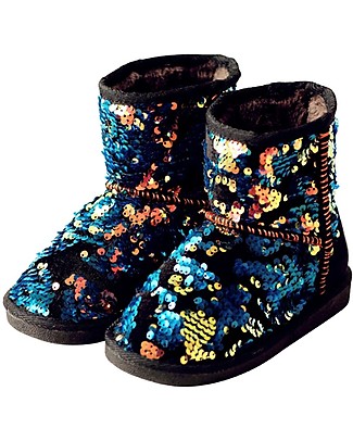 Boxbo Stivaletti Invernali - Starry Sky - Con Paillette Multicolor - Caldi e Super Chic Scarpe