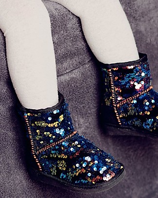 Boxbo Stivaletti Invernali - Starry Sky - Con Paillette Multicolor - Caldi e Super Chic Scarpe