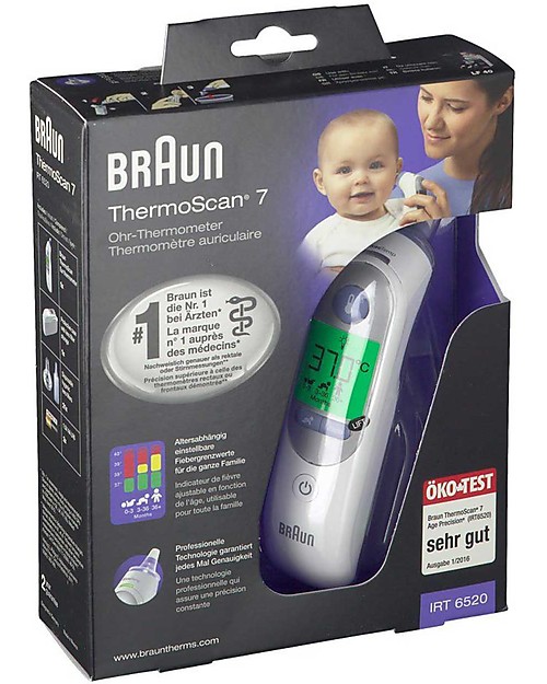 Braun Termometro Digitale Auricolare Braun ThermoScan 7 - Tecnologia Age Precision Termometri