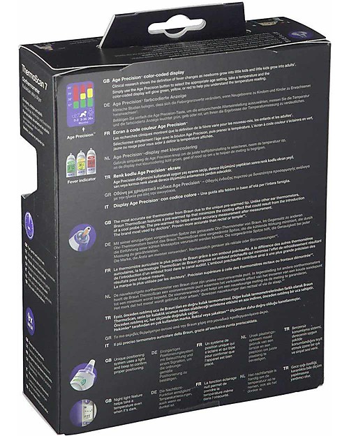 Braun Termometro Digitale Auricolare Braun ThermoScan 7 - Tecnologia Age Precision Termometri