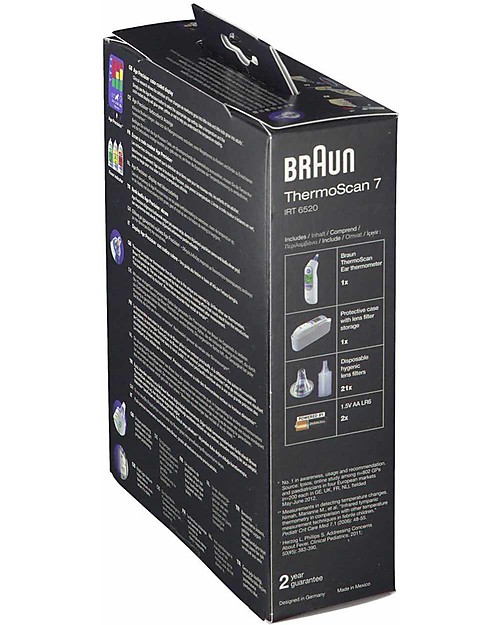 Braun Termometro Digitale Auricolare Braun ThermoScan 7 - Tecnologia Age Precision Termometri