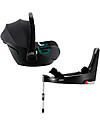 Britax Römer Seggiolino Auto Baby-Safe 3 i-Size con Flex Base iSense - Midnight Grey - Gruppo 0+ Seggiolini Auto Gruppo 0+/1
