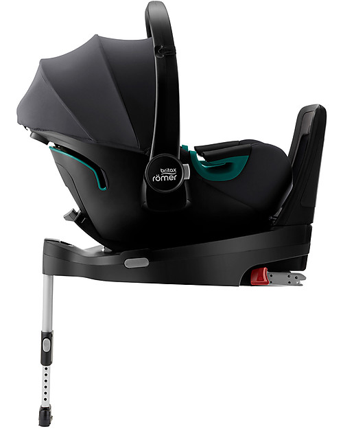 Britax Römer Seggiolino Auto Baby-Safe 3 i-Size con Flex Base iSense - Midnight Grey - Gruppo 0+ Seggiolini Auto Gruppo 0+/1