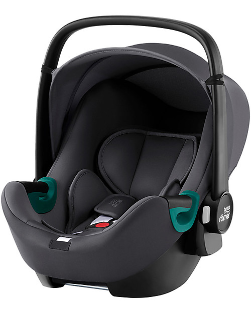 Britax Römer Seggiolino Auto Baby-Safe 3 i-Size con Flex Base iSense - Midnight Grey - Gruppo 0+ Seggiolini Auto Gruppo 0+/1