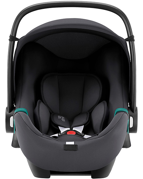 Britax Römer Seggiolino Auto Baby-Safe 3 i-Size con Flex Base iSense - Midnight Grey - Gruppo 0+ Seggiolini Auto Gruppo 0+/1
