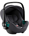 Britax Römer Seggiolino Auto Baby-Safe 3 i-Size con Flex Base iSense - Midnight Grey - Gruppo 0+ Seggiolini Auto Gruppo 0+/1