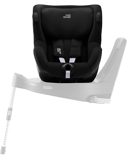 Britax Römer Seggiolino Auto DualFix iSense - Space Black - Gruppo 0+/1 dai 3 mesi ai 105cm Seggiolini Auto Gruppo 0+/1