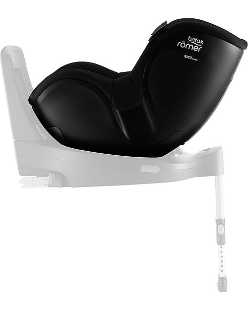 Britax Römer Seggiolino Auto DualFix iSense - Space Black - Gruppo 0+/1 dai 3 mesi ai 105cm Seggiolini Auto Gruppo 0+/1