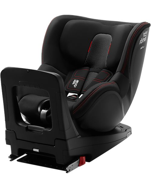 Britax Römer Seggiolino Auto DualFix M i-Size - Cool Flow Black - Gruppo 0+/1 dai 3 mesi ai 105cm Seggiolini Auto Gruppo 0+/1