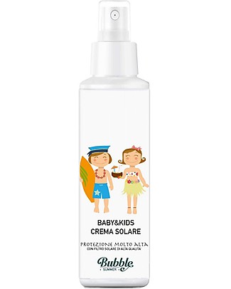 Bubble&Co Crema Solare Protezione Molto Alta 50+ - 100 ml Solari