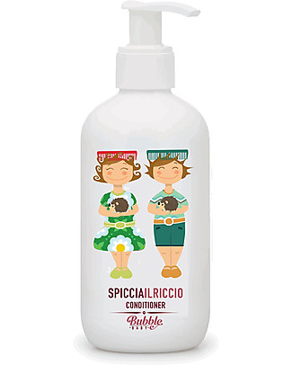 Bubble&Co Spiccia il Riccio, Balsamo per Capelli, 250 ml - Ipoallergenico, 100% bio Bagno Doccia Shampoo