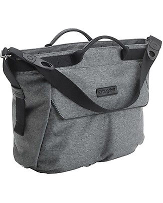 Bugaboo Borsa Cambio Universale per Passeggini Bugaboo - Grigio Melange - Fasciatoio incluso! Accessori