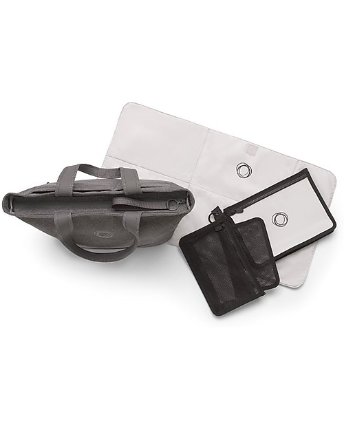 Bugaboo Borsa Cambio Universale per Passeggini - Grey Melange - Fasciatoio incluso! Borse Cambio