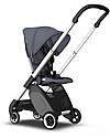 Bugaboo Bugaboo Ant - Passeggino Ultra-compatto - Telaio Alluminio + Rivestimento Blu Acciaio Passeggini Classici