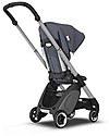 Bugaboo Bugaboo Ant - Passeggino Ultra-compatto - Telaio Alluminio + Rivestimento Blu Acciaio Passeggini Classici