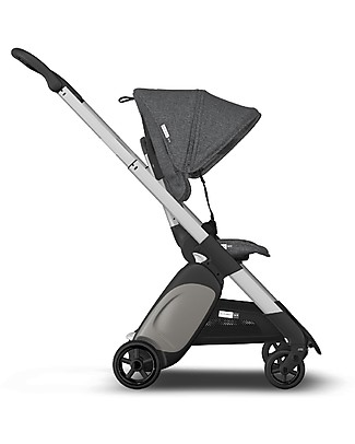 Bugaboo Bugaboo Ant - Passeggino Ultra-compatto - Telaio Alluminio + Rivestimento Grigio Melange Passeggini Leggeri